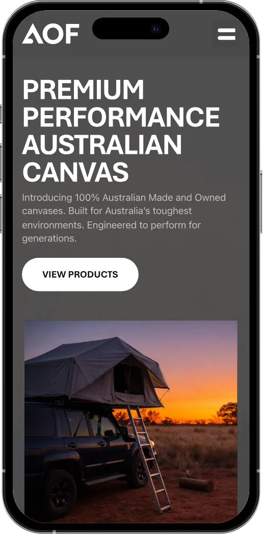Embedded review widget on a phone